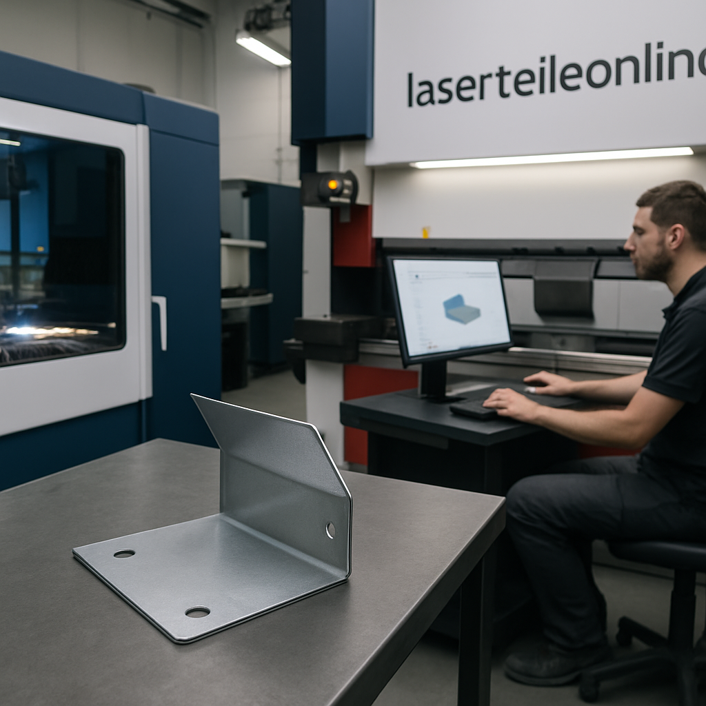 Präzise Kantbearbeitung von Laserteilen bei Laserteileonline